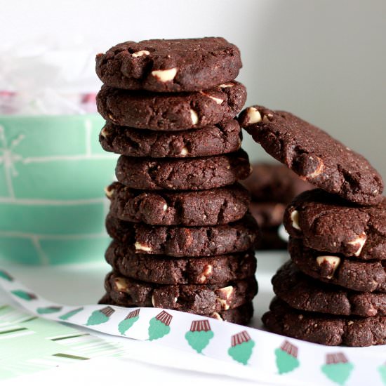 White Chocolate Chip Brownie Cookie