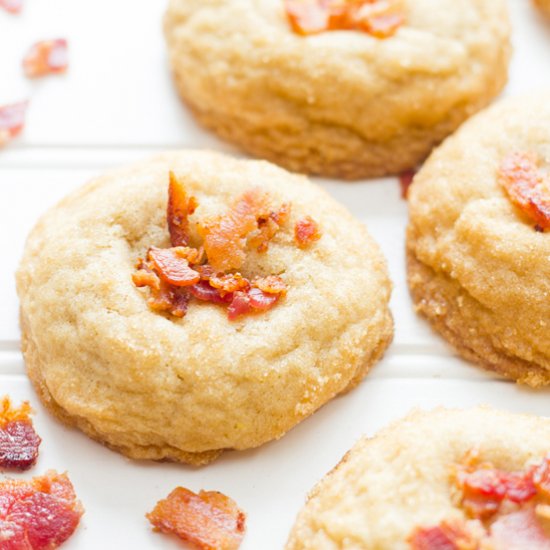 Bourbon Bacon Brown Sugar Cookies