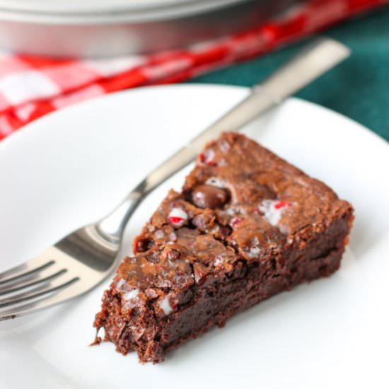 Peppermint Mocha Cookie Cake