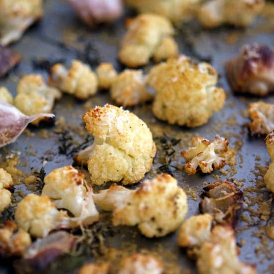 Parmesan-Roasted Cauliflower