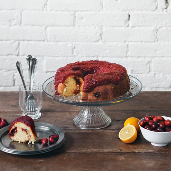 Cranberry Lemon Bundt Cake