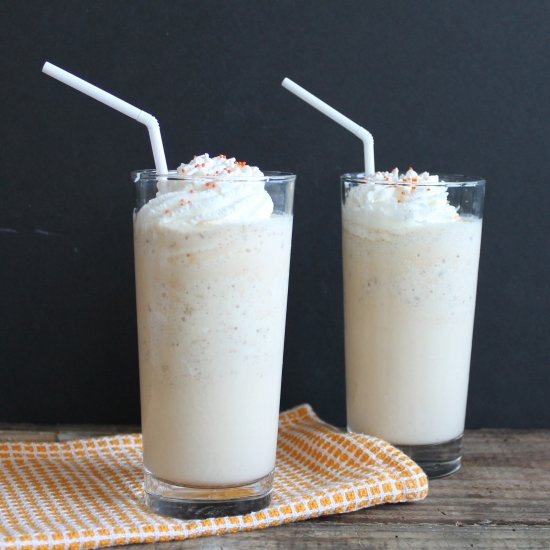 pumpkin pie boozy milkshakes