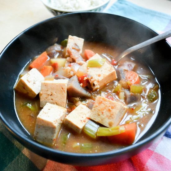 Doenjang jigae–Korean miso stew