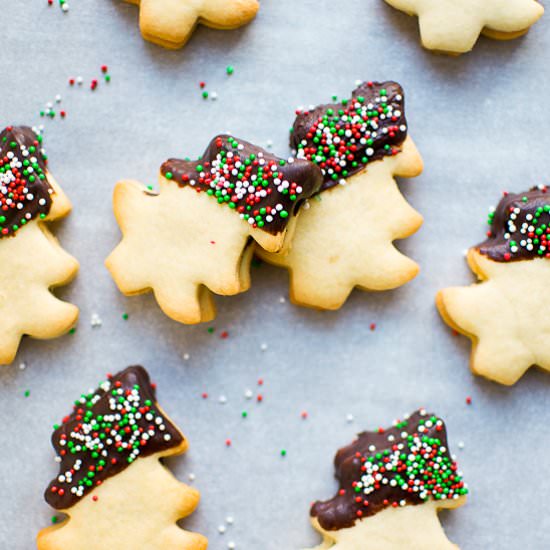 CHRISTMAS TREE CHOCOLATE DIPPED COO