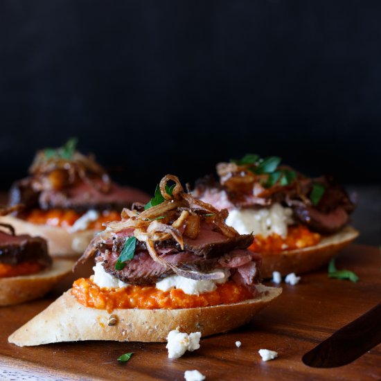 Filet Mignon Crostini