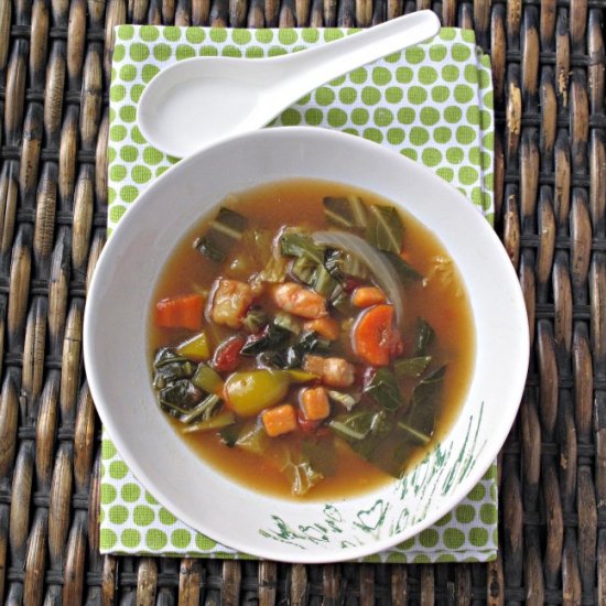 Hot and Sour Soup with Shrimp