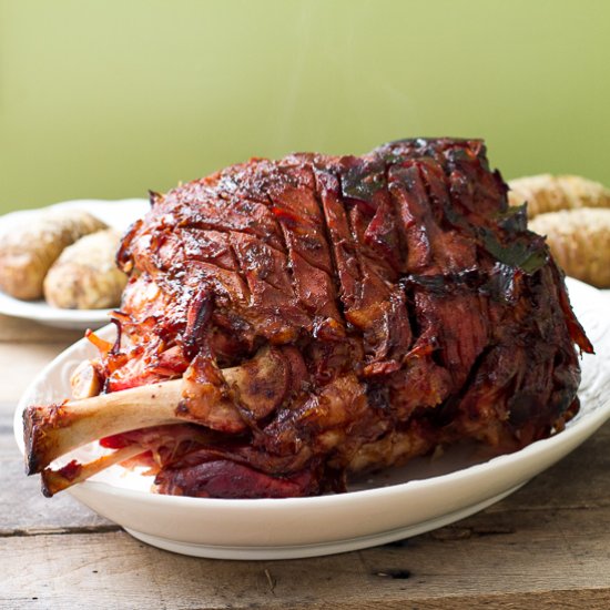 Hoisin Glazed Bone-In Ham