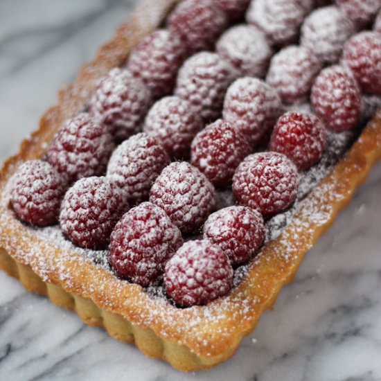 Raspberry Chocolate Tart