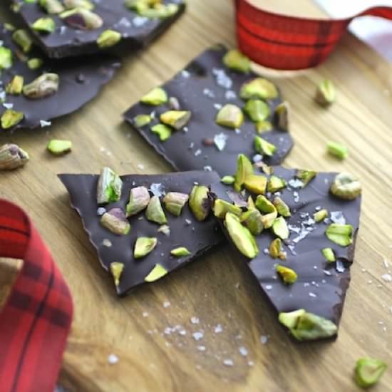 Chocolate Bark with Pistachio