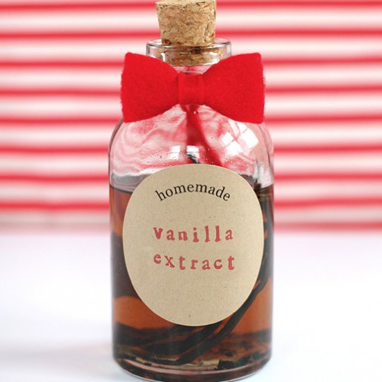 Homemade vanilla extract