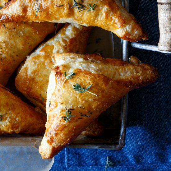 Havarti, Pear, Walnut Puff Pastry