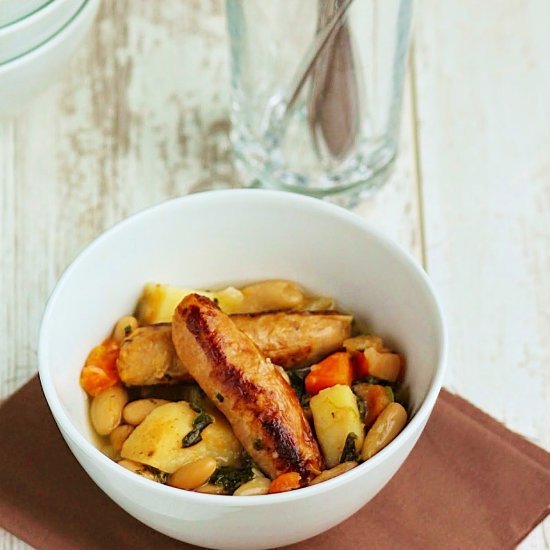 Slow Cooker Sausage Casserole