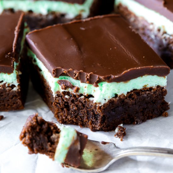 Mint Chocolate Brownies