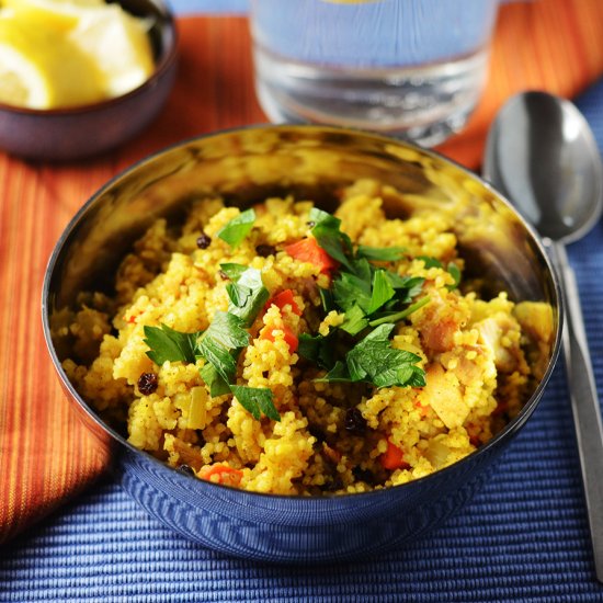 Moroccan-Style Chicken and Couscous