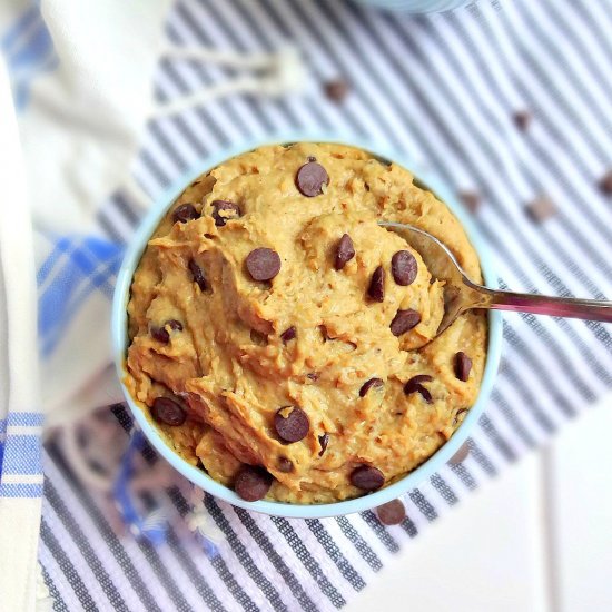 Healthy Vegan Cookie Dough Dip