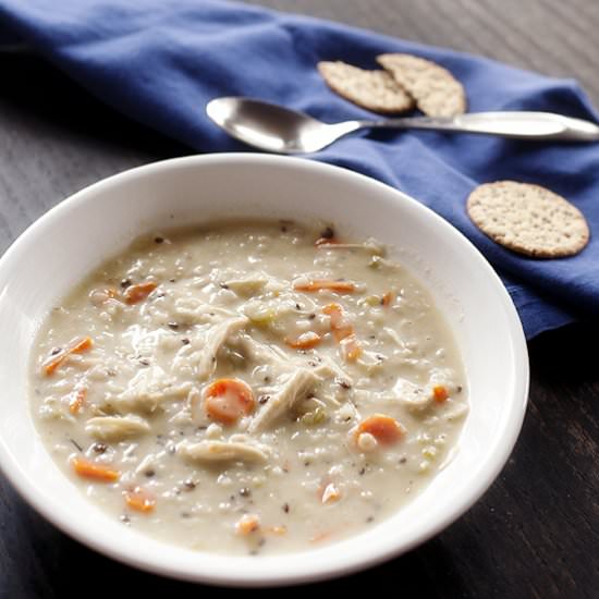 Creamy Chicken and Wild Rice Soup