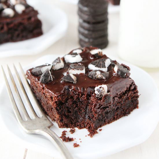 Peppermint Pattie Brownies