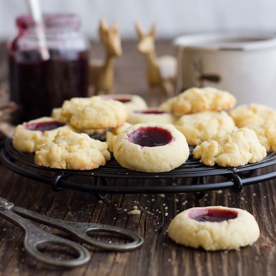 Butter Cookies (with Jam)