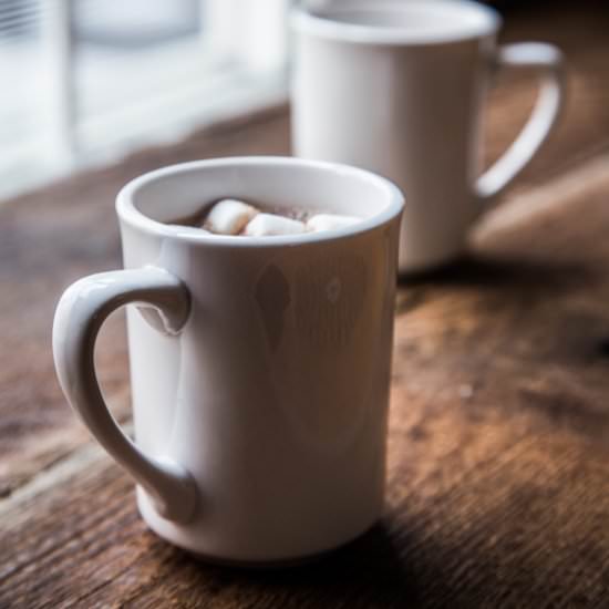 Spiked Stovetop Hot Chocolate