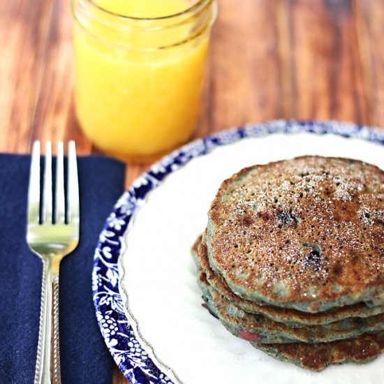 Ancient Grain Blueberry Pancakes