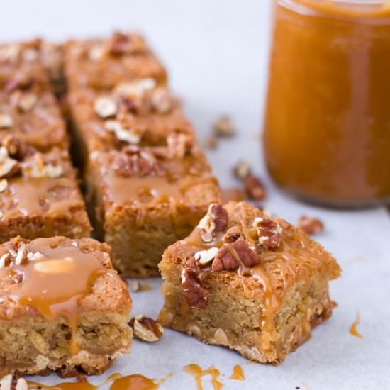 Chestnut Praline White Brownies