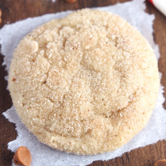 Eggnog Snickerdoodles