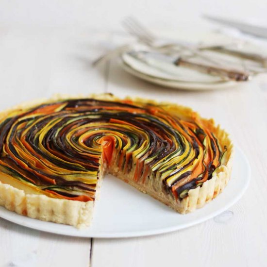 Vegetable Spiral Tart