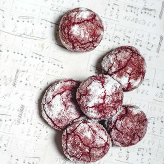 Vegan Beets Cookies