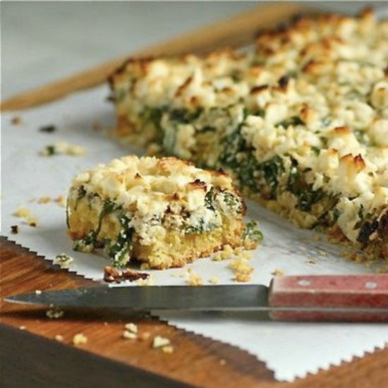 Savory Arugula Bars