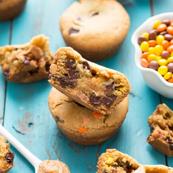 Peanut Butter Stuffed Cookie Cups