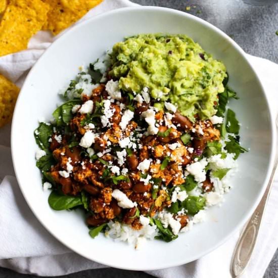 Spicy Sofritas Veggie Bowls