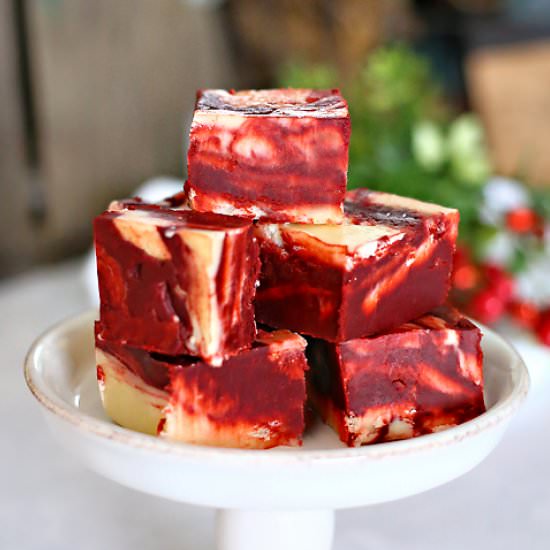 Red Velvet Fudge