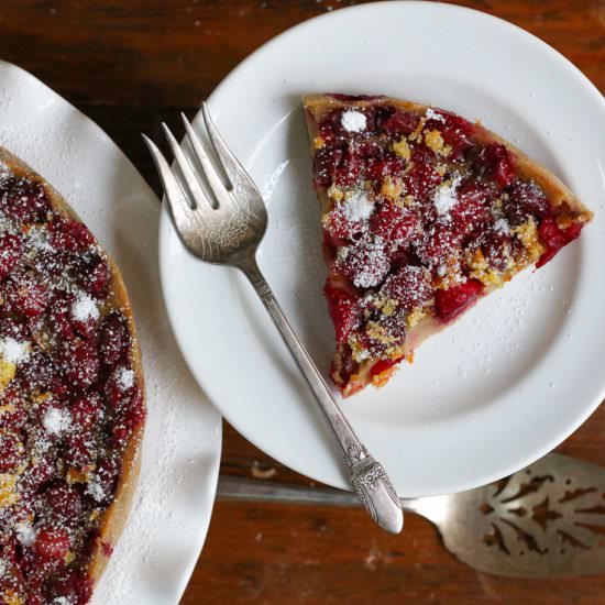 Cranberry Orange Cardamom Clafoutis