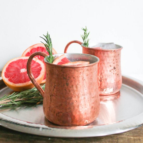 Grapefruit-Rosemary Moscow Mule