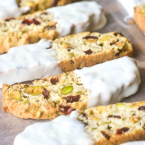 Cranberry Pistachio Biscotti