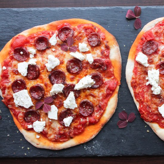 Pizza with Chorizo