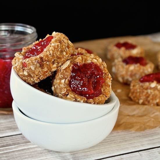 No-Bake Thumbprint Cookies