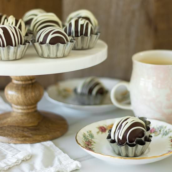 Brown Butter Cookie Dough Truffles