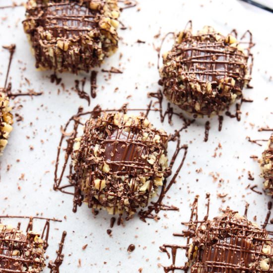 Chocolate Raspberry Thumbprints