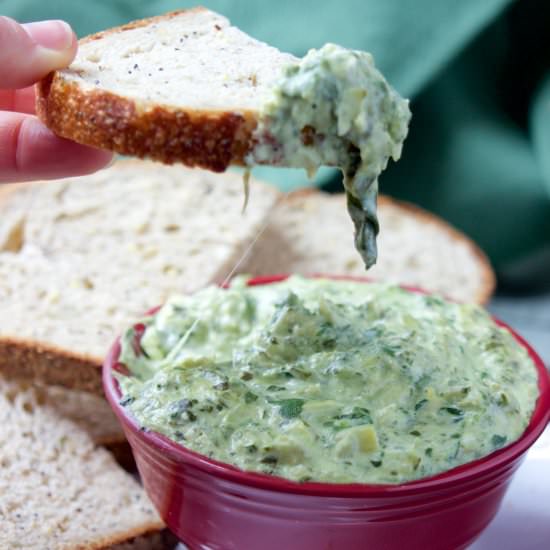 Easy Spinach & Artichoke Dip