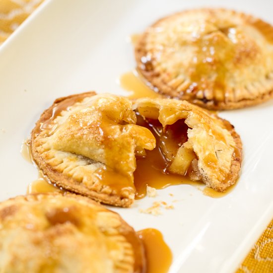 Salted Caramel Apple Hand Pies