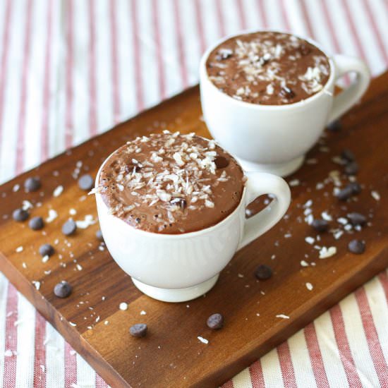 Hot Chocolate with Pistachio Milk