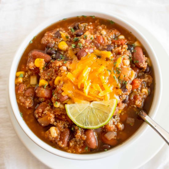 Crockpot Quinoa Chili