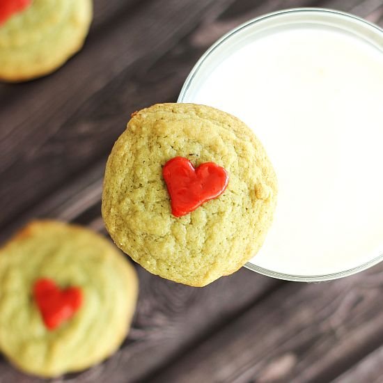 Grinch Cookies (Pistachio)