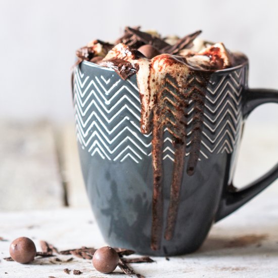 Spiced Orange Mocha Hot Chocolate