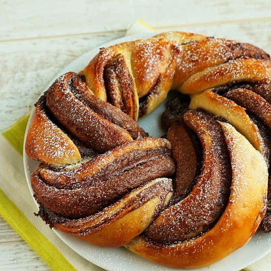 Braided Nutella Bread (Tutorial)