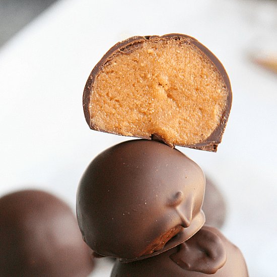 low fat peanut butter balls