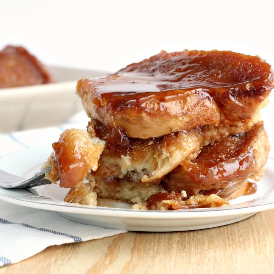 Overnight Caramel French Toast