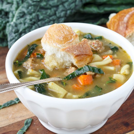 Tuscan Vegetable Sausage Soup