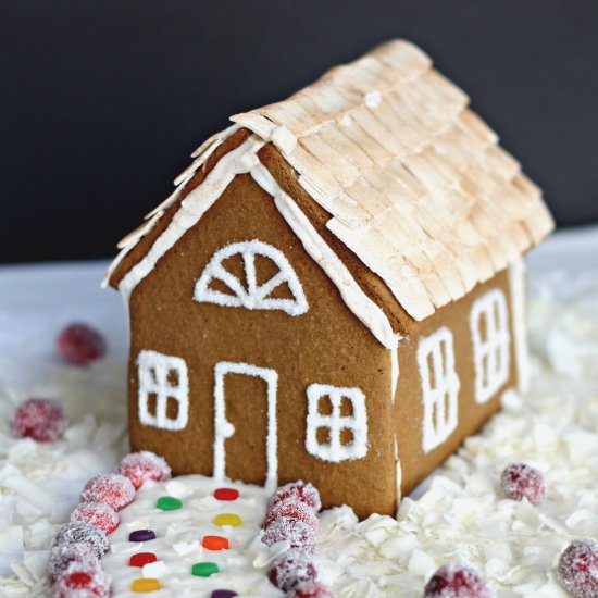 Gluten Free Vegan Gingerbread House